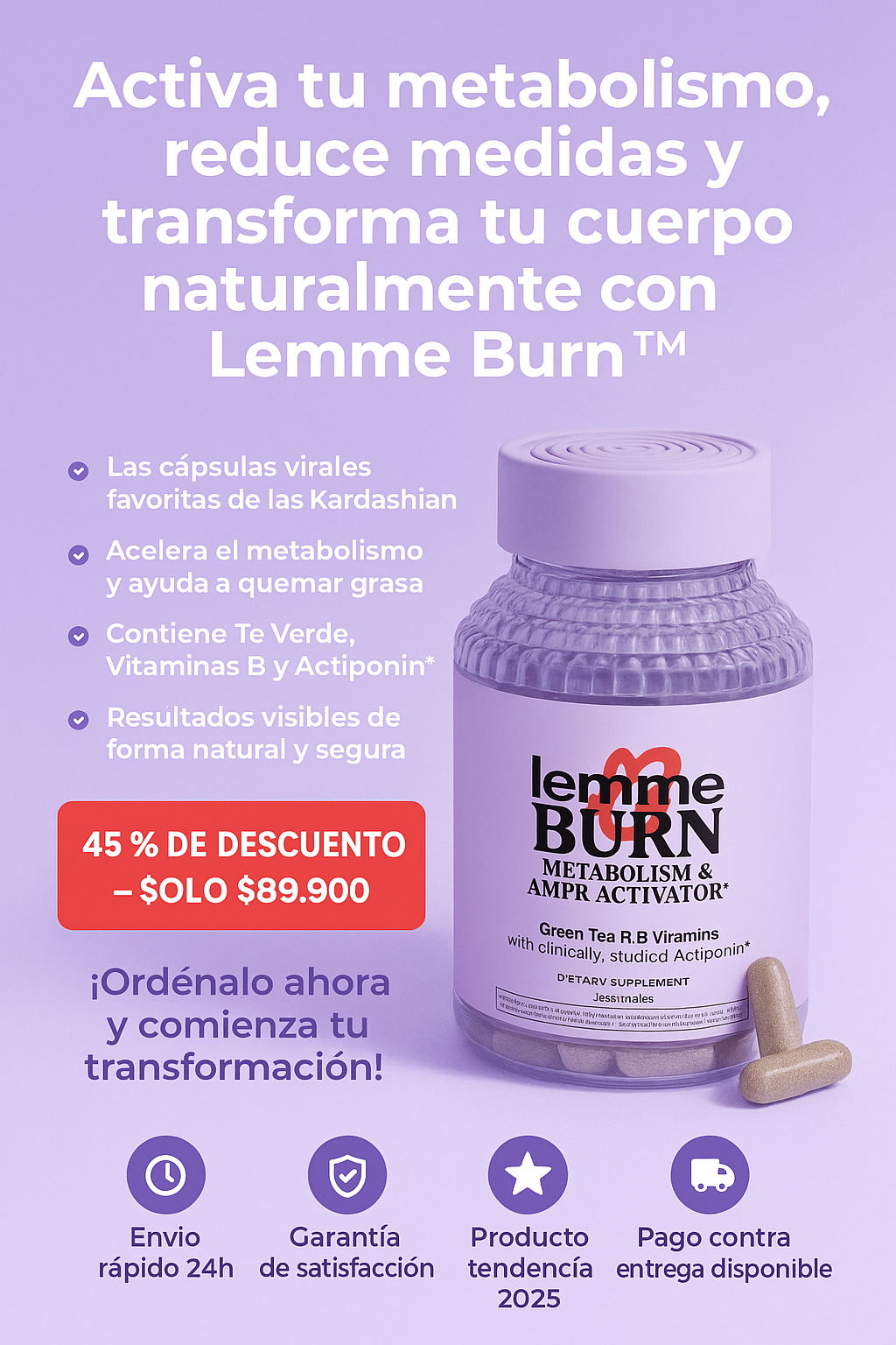 🏆 Lemme Burn™ 🔥 Activa tu metabolismo, reduce medidas y transforma tu cuerpo de forma natural