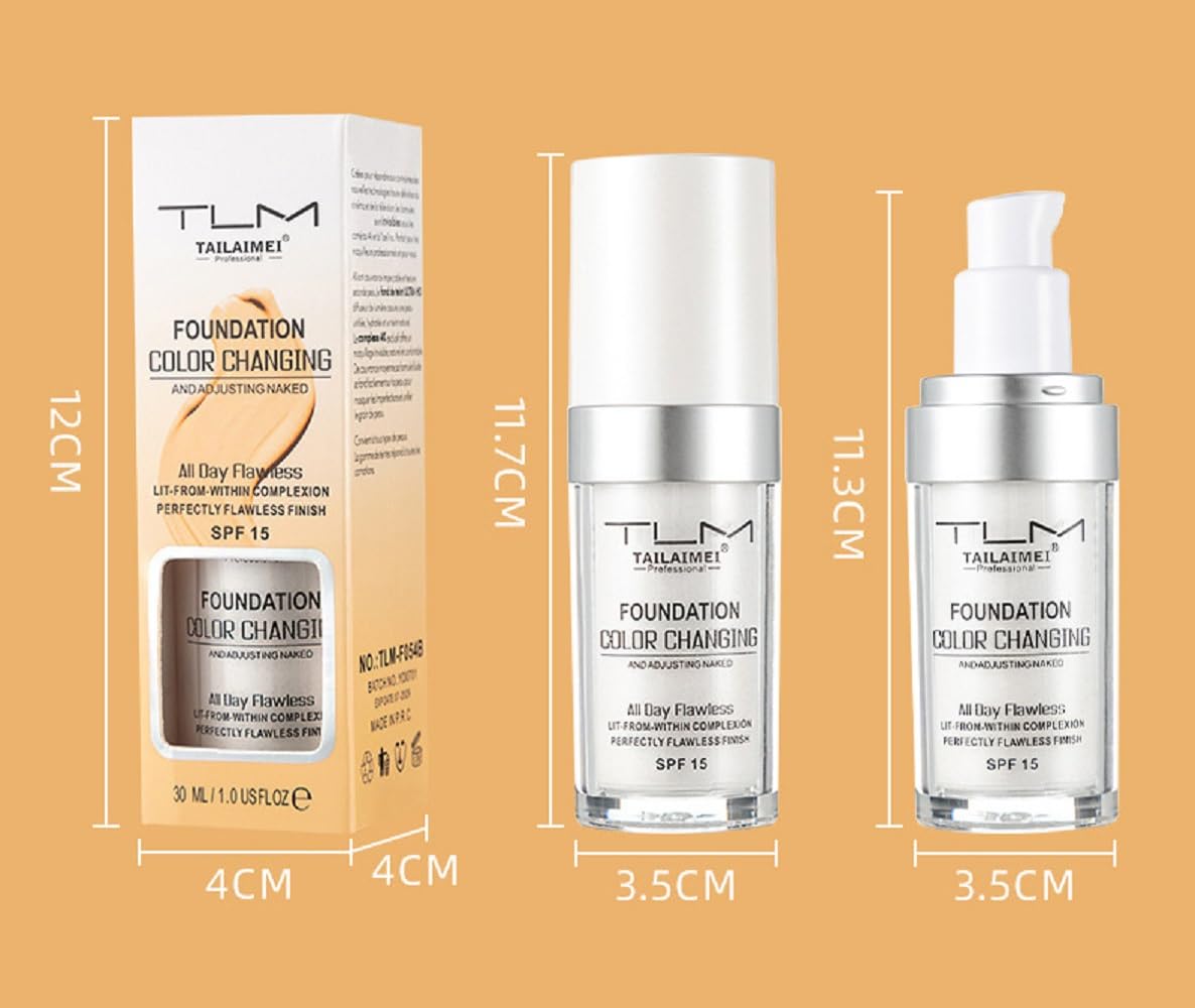 Base de maquillaje 4 en 1 TLM | Se adapta a tu tono y te deja la piel perfecta en segundos
