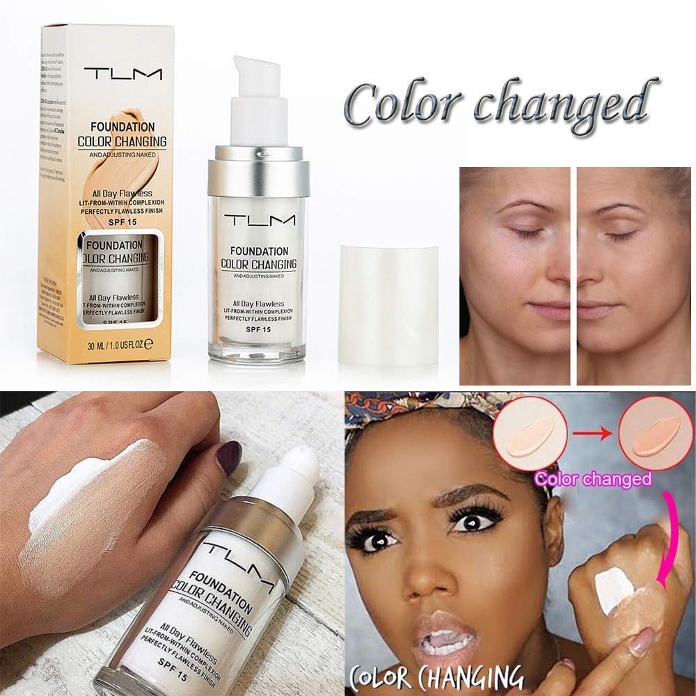 Base de maquillaje 4 en 1 TLM | Se adapta a tu tono y te deja la piel perfecta en segundos