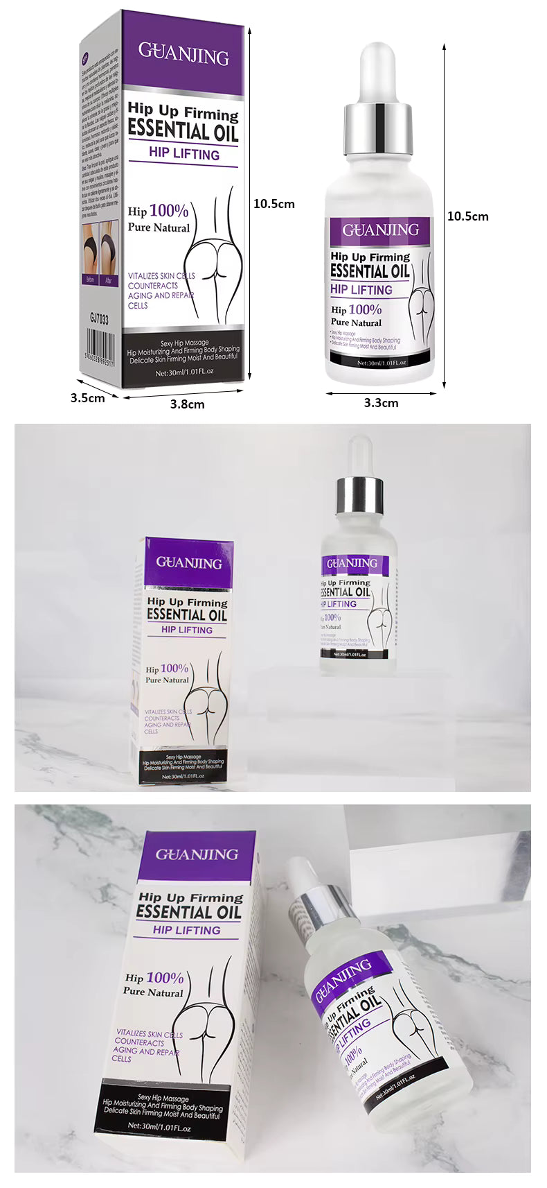 Aceite Reafirmante de Glúteos – Define tu Curva, Siente tu Confianza