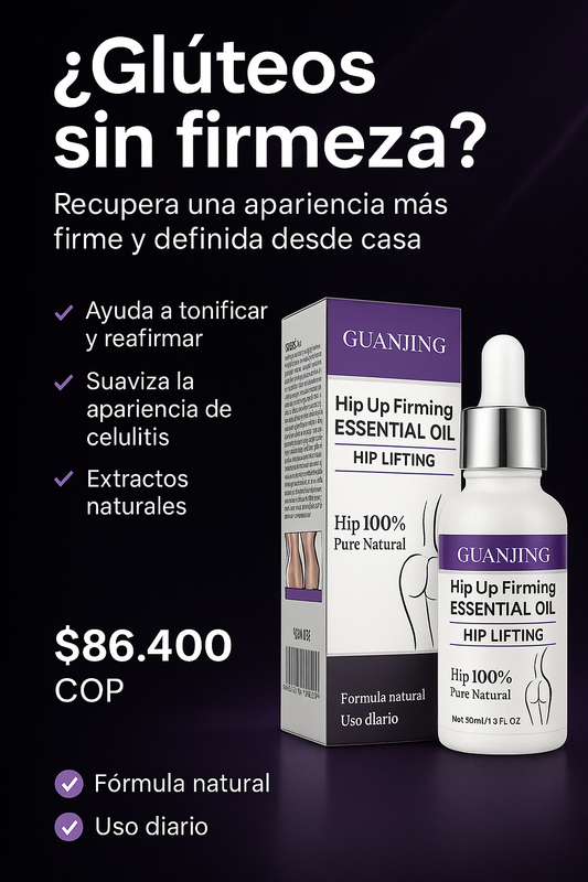 Aceite Reafirmante de Glúteos – Define tu Curva, Siente tu Confianza