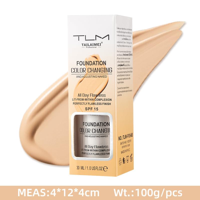 Base de maquillaje 4 en 1 TLM | Se adapta a tu tono y te deja la piel perfecta en segundos