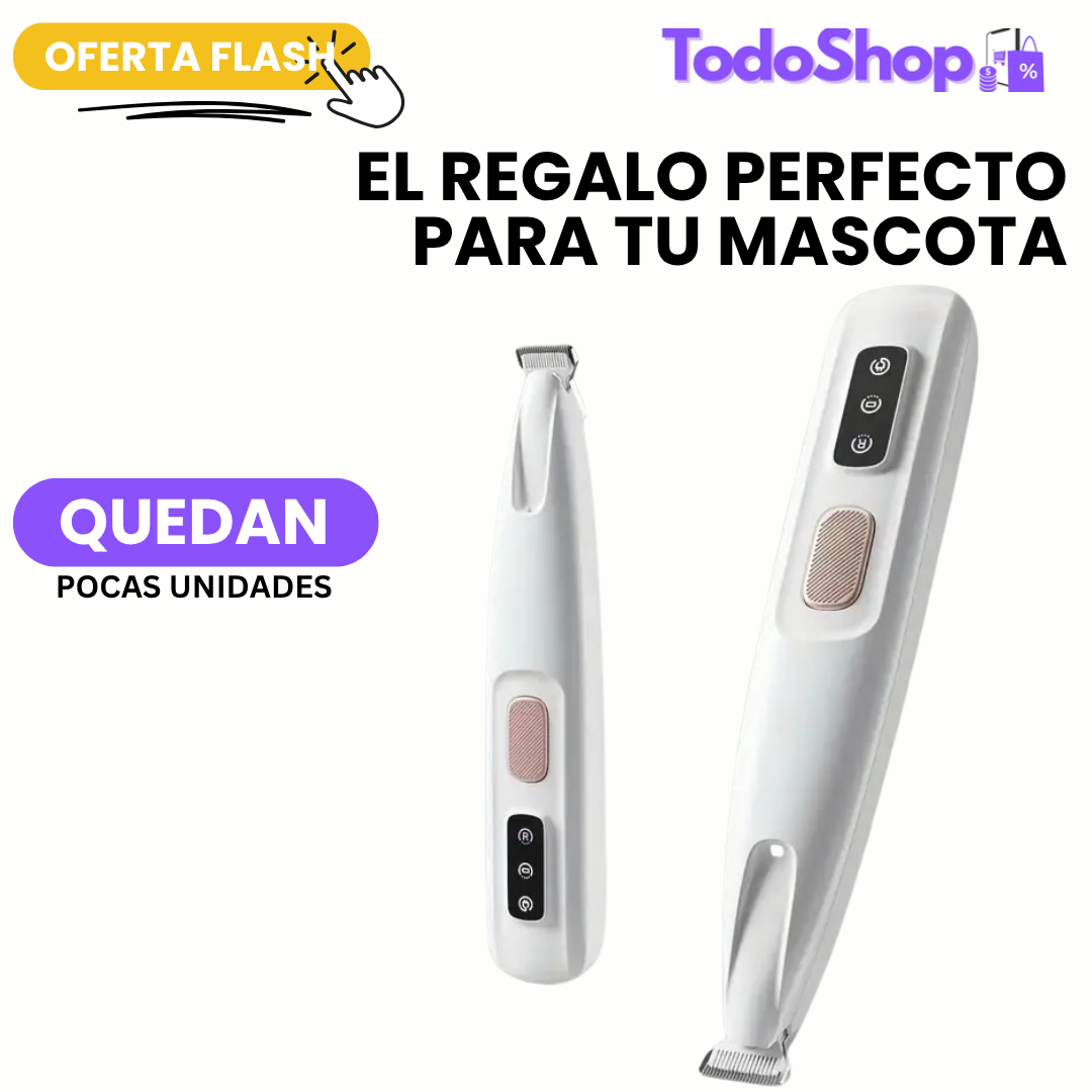 Afeitadora De Mascota Drops: corte suave, rápido y sin estrés