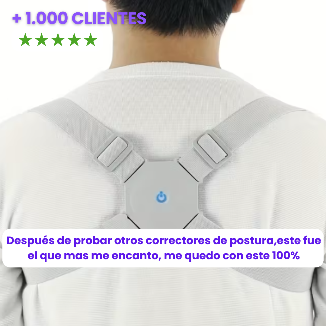 Corrector de Postura Inteligente : Postura Perfecta con sensor inteligente, ponte derecho, siente el cambio y olvídate del malestar diario
