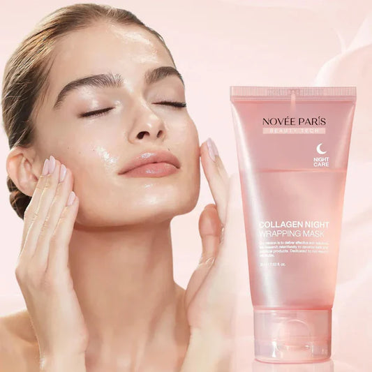 ✨ Mascarilla de Colágeno Coreana Nocturna | Piel más firme, hidratada y luminosa mientras duermes