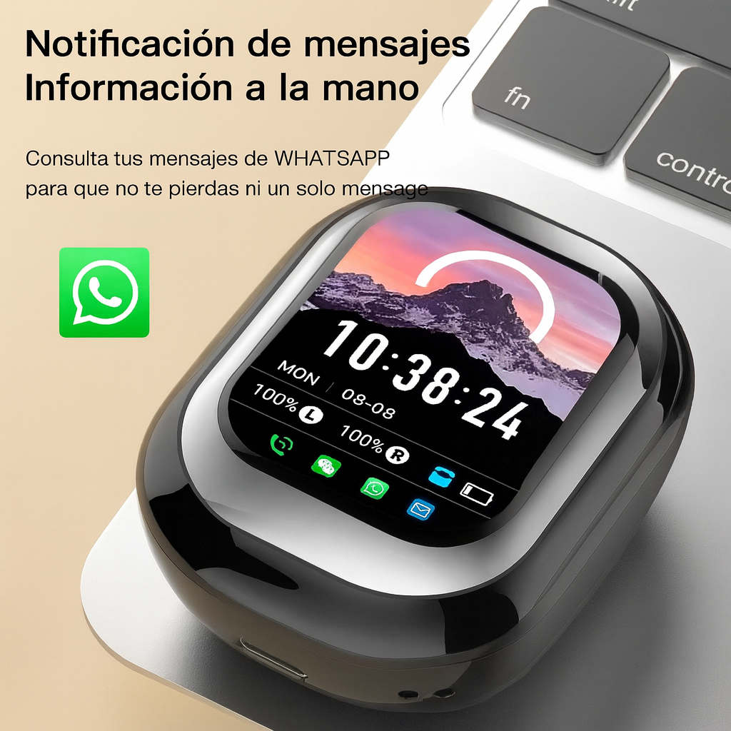 🎮 AI Phone SE ONE™ – Audífonos Inteligentes con Pantalla Táctil, sonido premium y multifuncionalidad total.