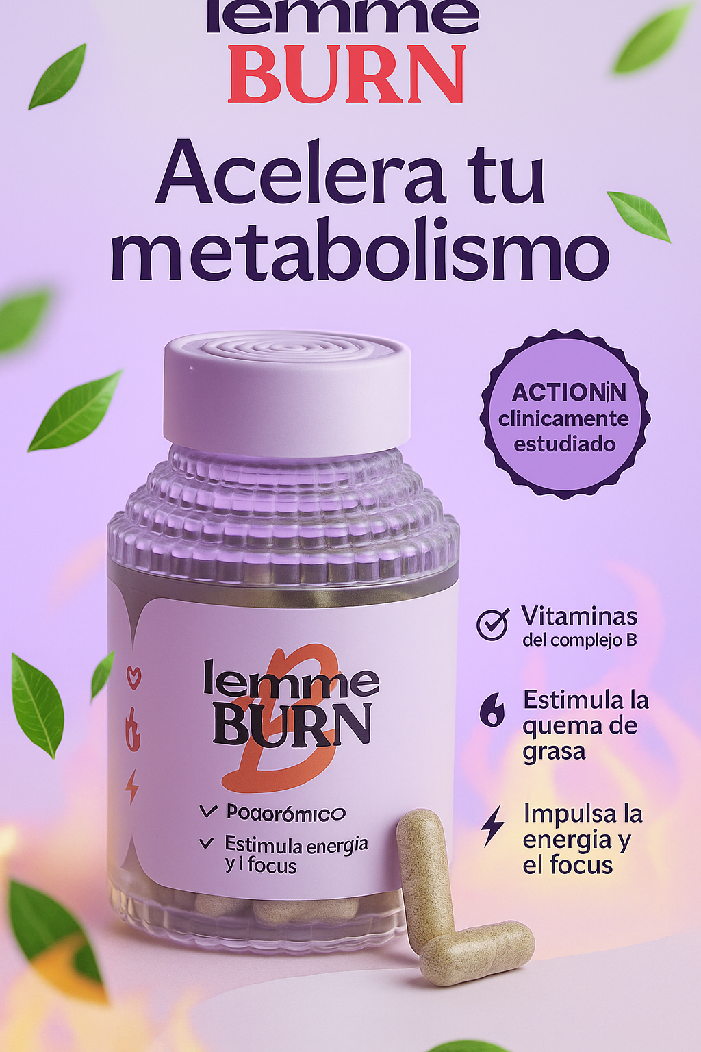 🏆 Lemme Burn™ 🔥 Activa tu metabolismo, reduce medidas y transforma tu cuerpo de forma natural